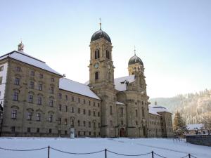 Kloster Einsiedeln im Winter