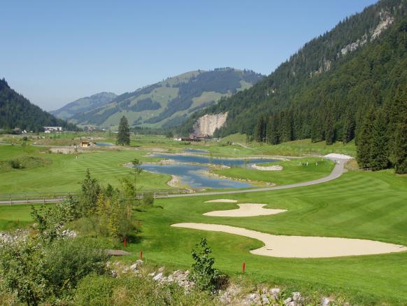 Ybrig Golf Club with Panoramic Mountain Views